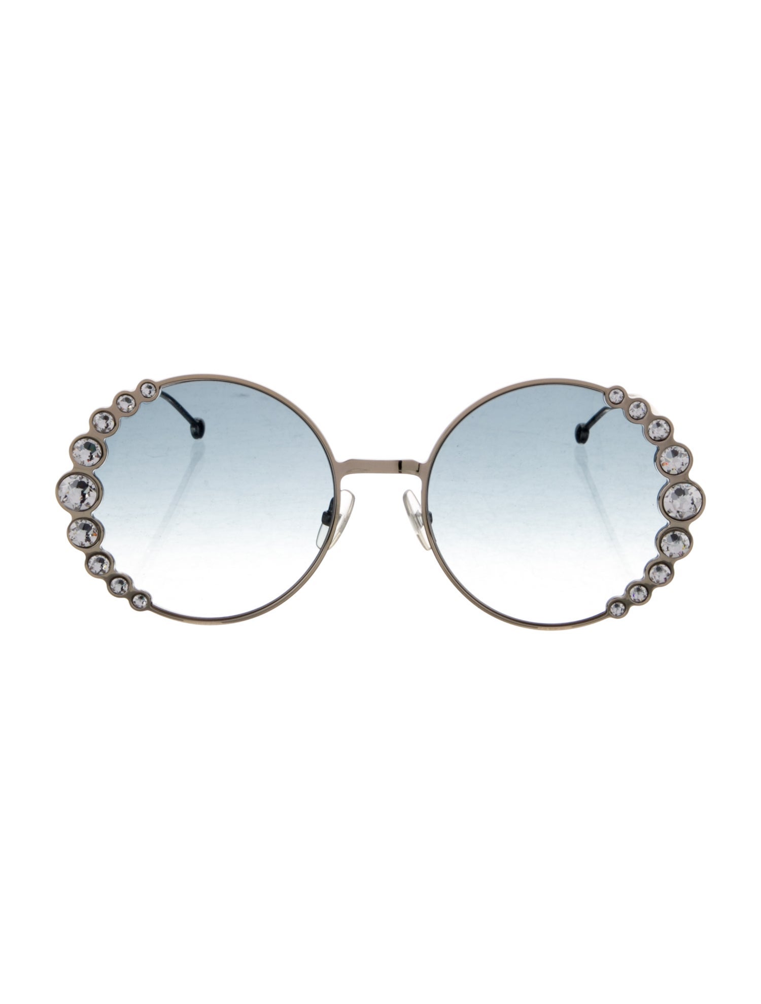 Fendi Round Gradient Sunglasses