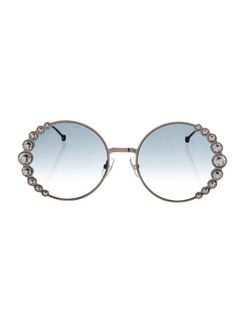 Fendi Round Gradient Sunglasses
