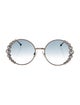 Fendi Round Gradient Sunglasses
