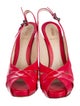Fendi Leather Slingback Pumps