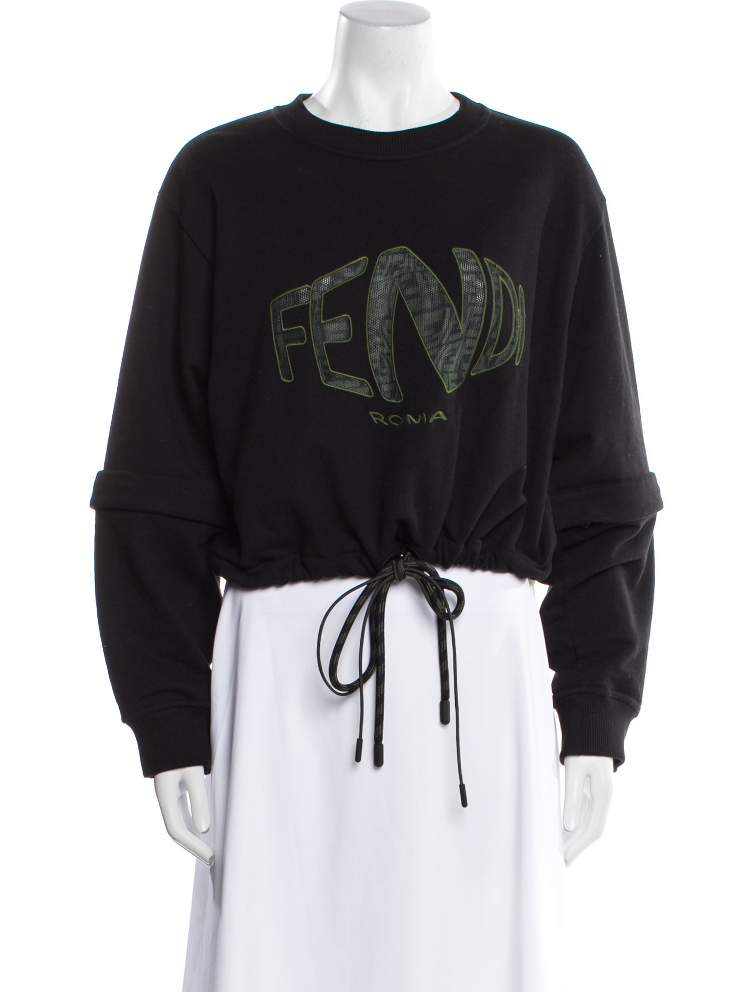 Fendi Graphic Print Crew Neck Sweatshirt