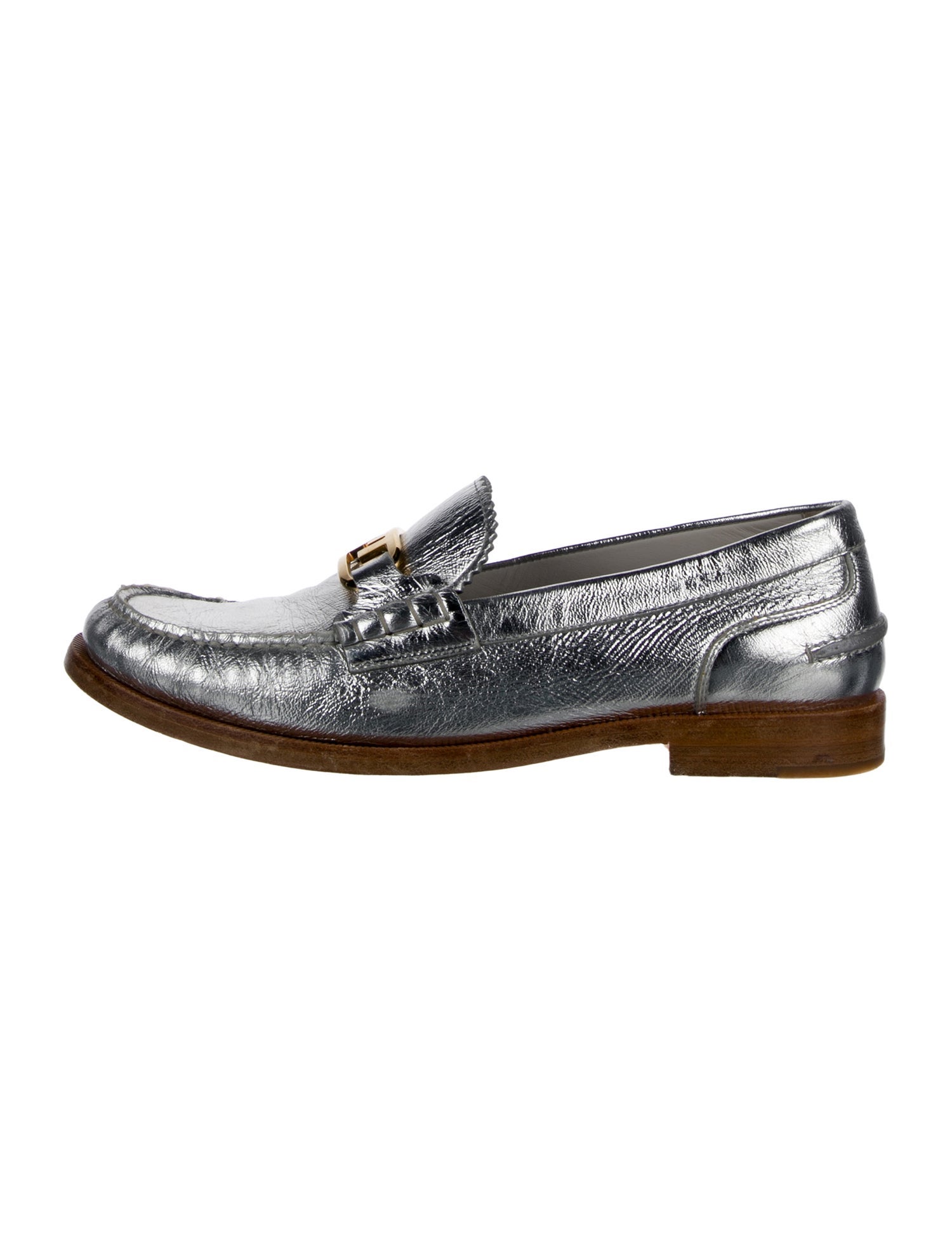 Fendi Leather Loafers