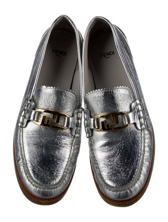 Fendi Leather Loafers
