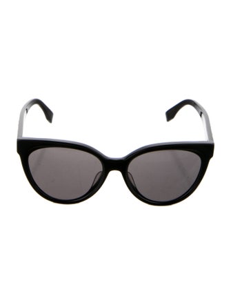 Fendi Zucca FF Logo Cat-Eye Sunglasses