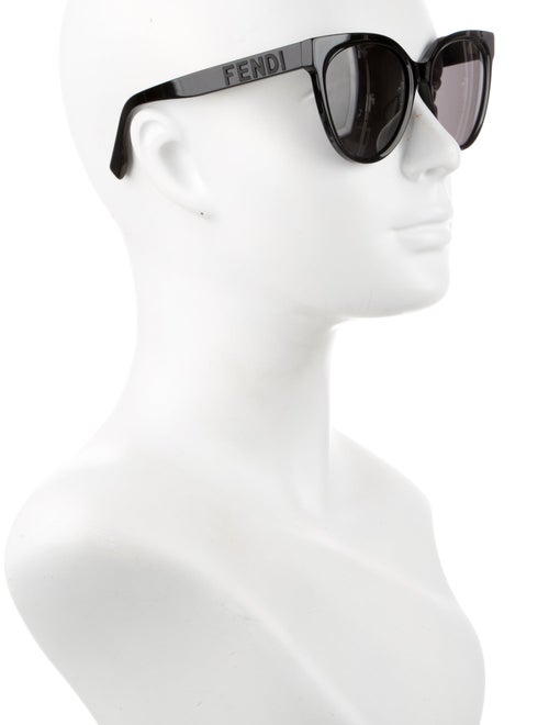 Fendi Zucca FF Logo Cat-Eye Sunglasses