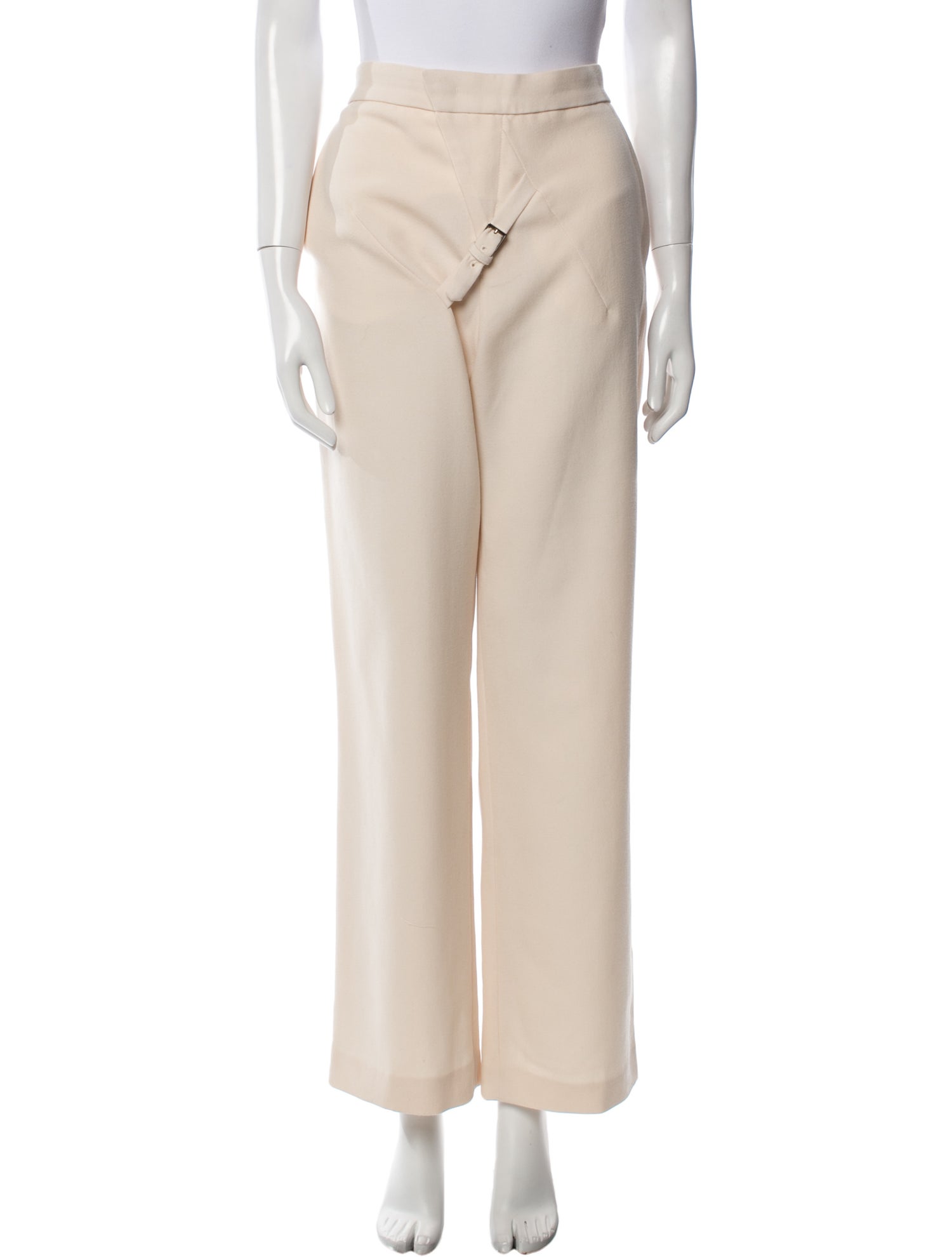 Fendi Virgin Wool Wide Leg Pants w/ Tags