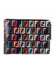 Fendi Debossed Zucca FF Logo Cosmetic Pouch