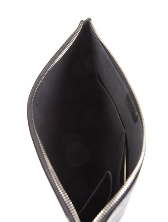 Fendi Debossed Zucca FF Logo Cosmetic Pouch