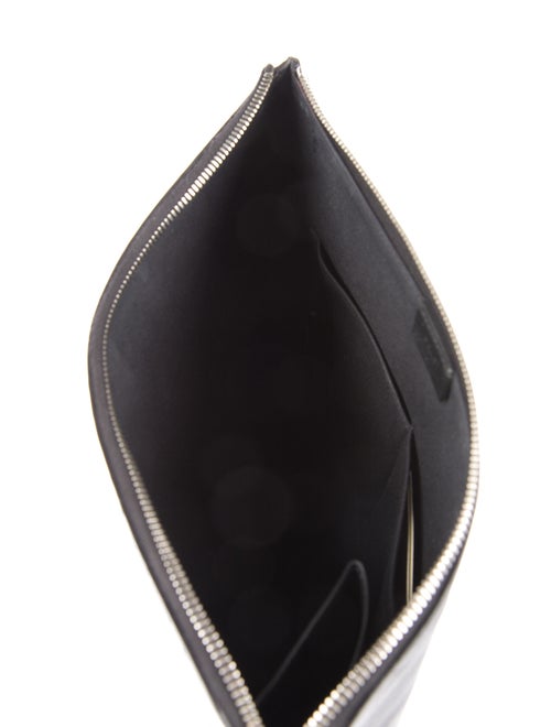 Fendi Debossed Zucca FF Logo Cosmetic Pouch