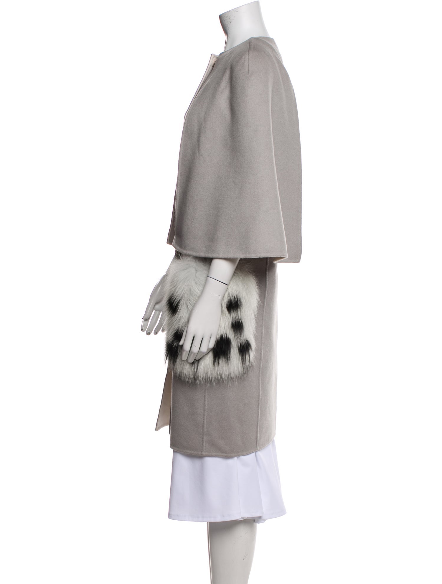 Fendi Virgin Wool Fur Coat