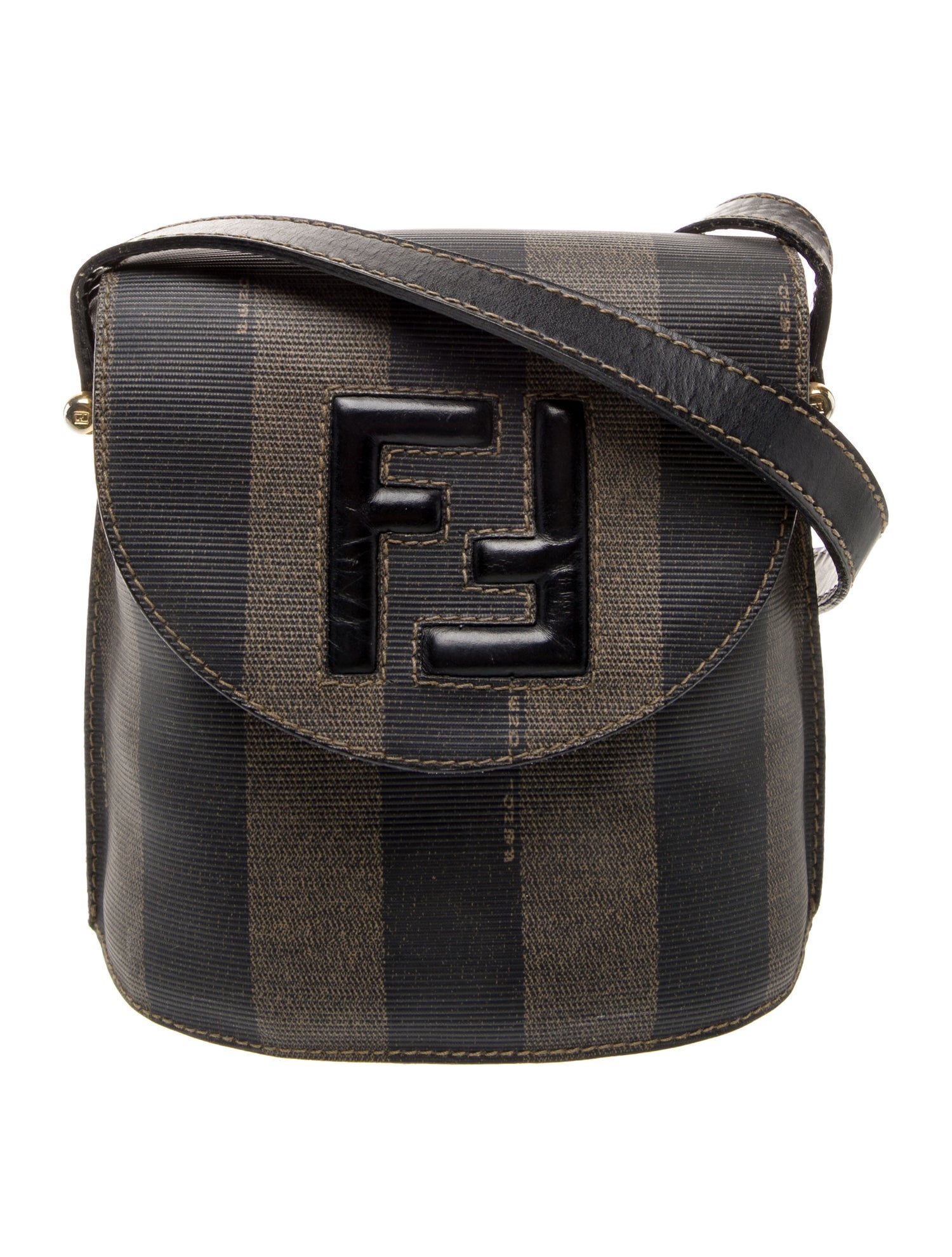 Fendi Pequin Crossbody Bag