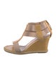 Fendi Patent Leather T-Strap Sandals