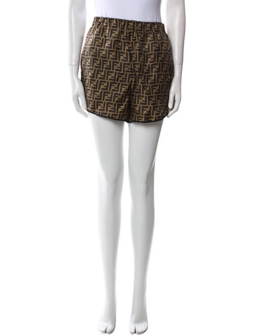 Fendi Silk Mini Shorts