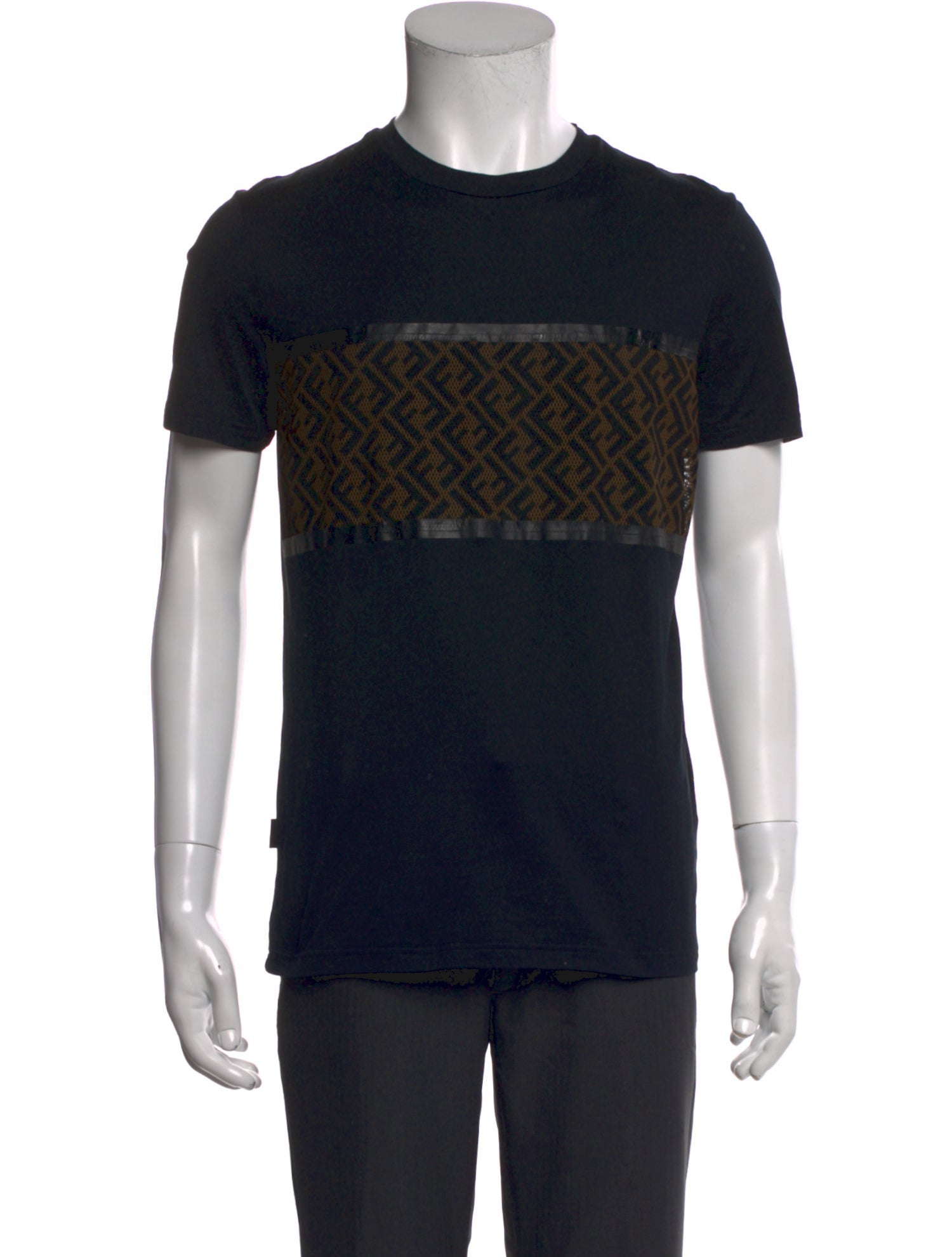 Fendi Zucca FF Logo Graphic Print T-Shirt
