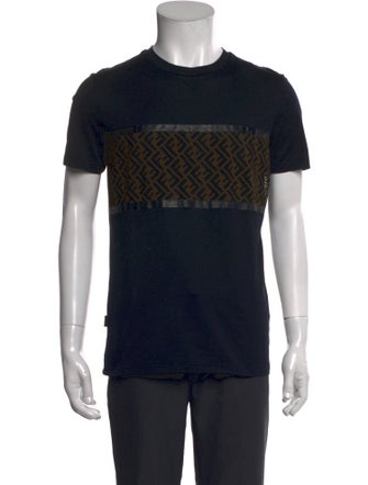 Fendi Zucca FF Logo Graphic Print T-Shirt
