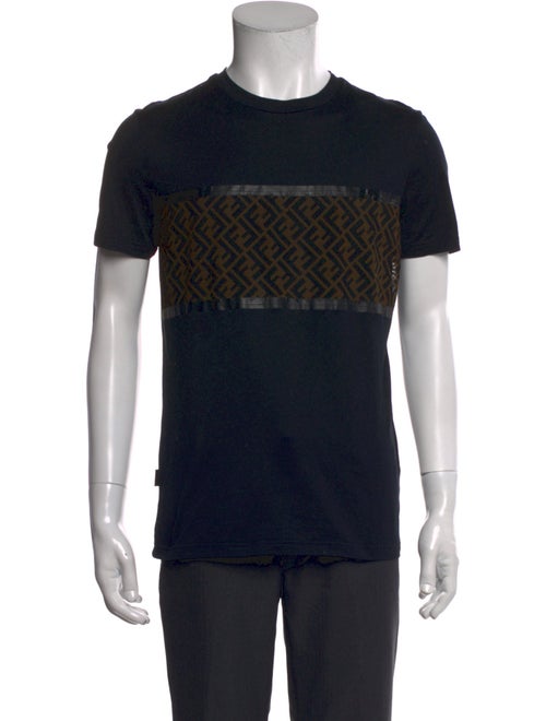 Fendi Zucca FF Logo Graphic Print T-Shirt