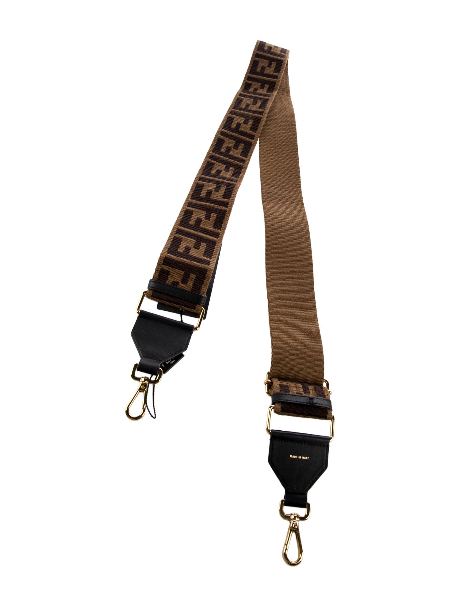 Fendi Zucca FF Logo Fabric Bag Strap w/Tags