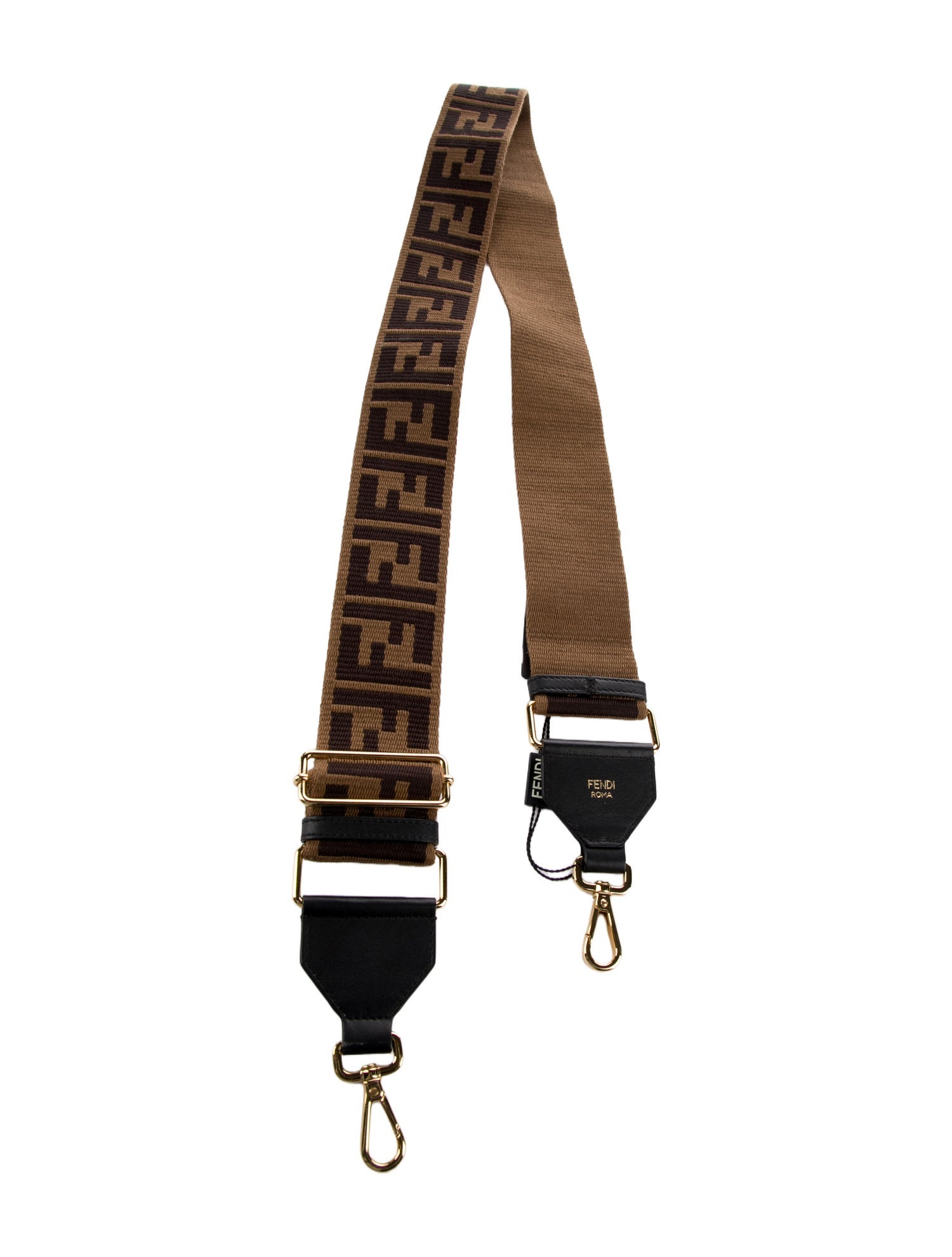 Fendi Zucca FF Logo Fabric Bag Strap w/Tags