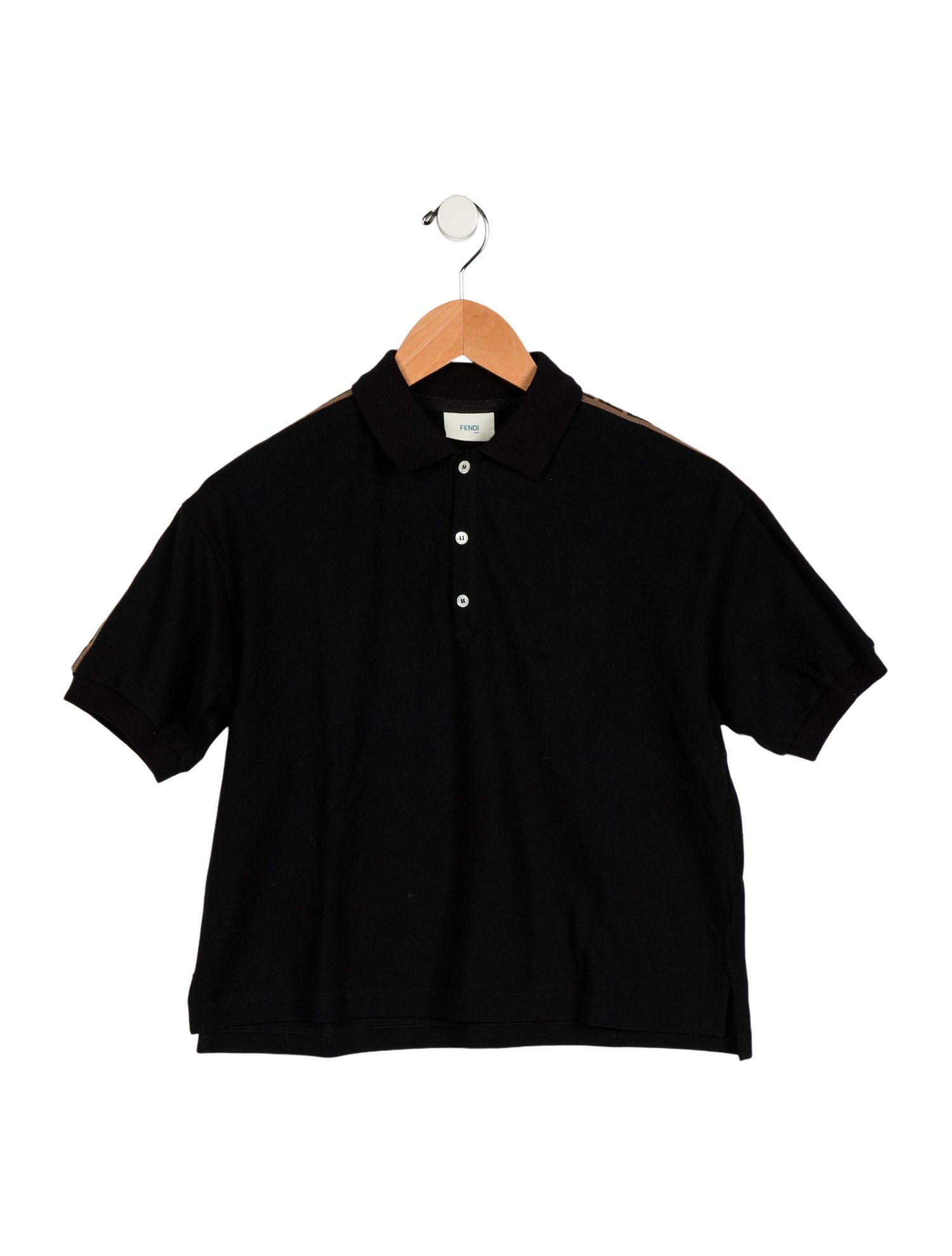 Fendi Boys' Short Sleeve Polo Shirt