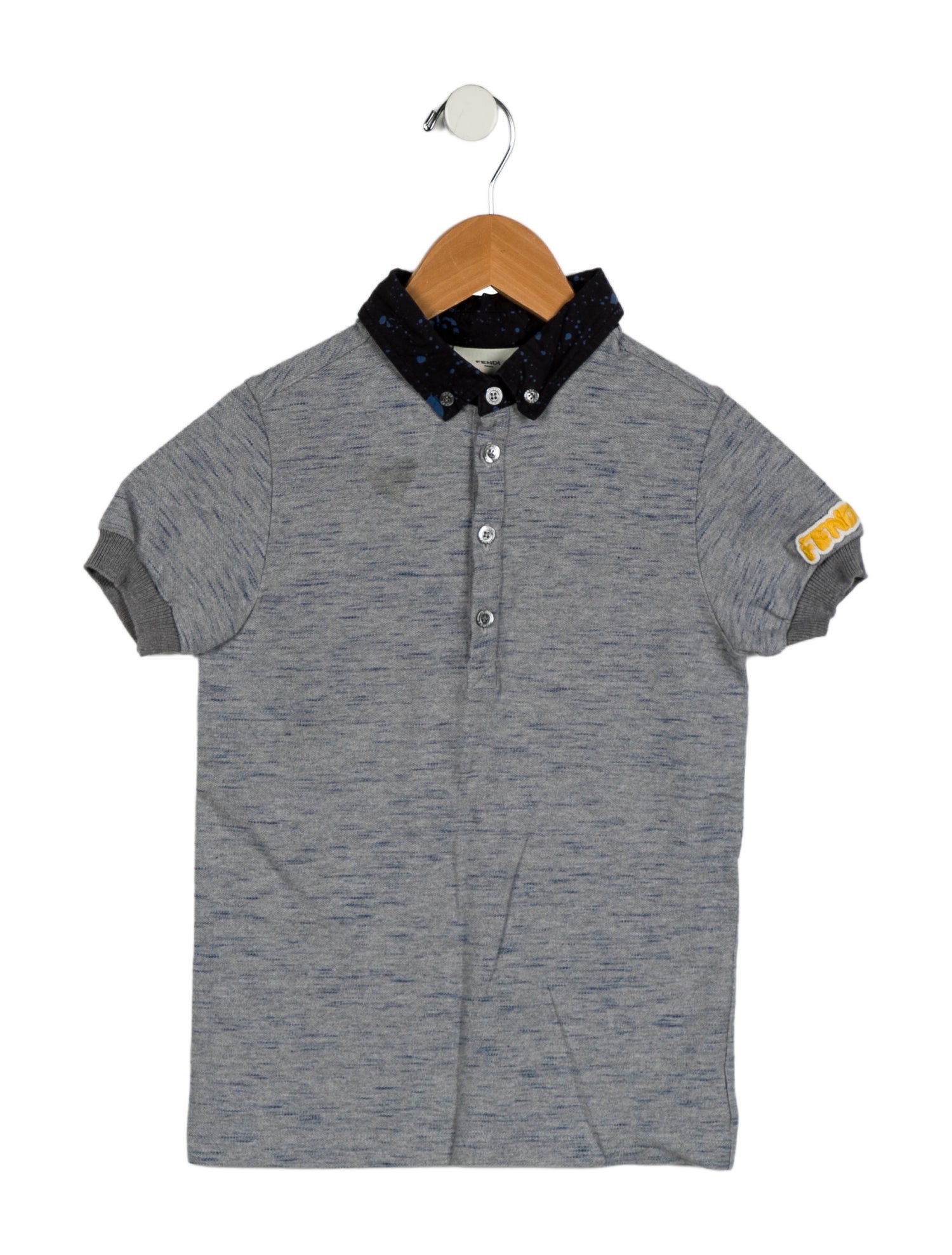 Fendi Boys' Short Sleeve Polo Shirt