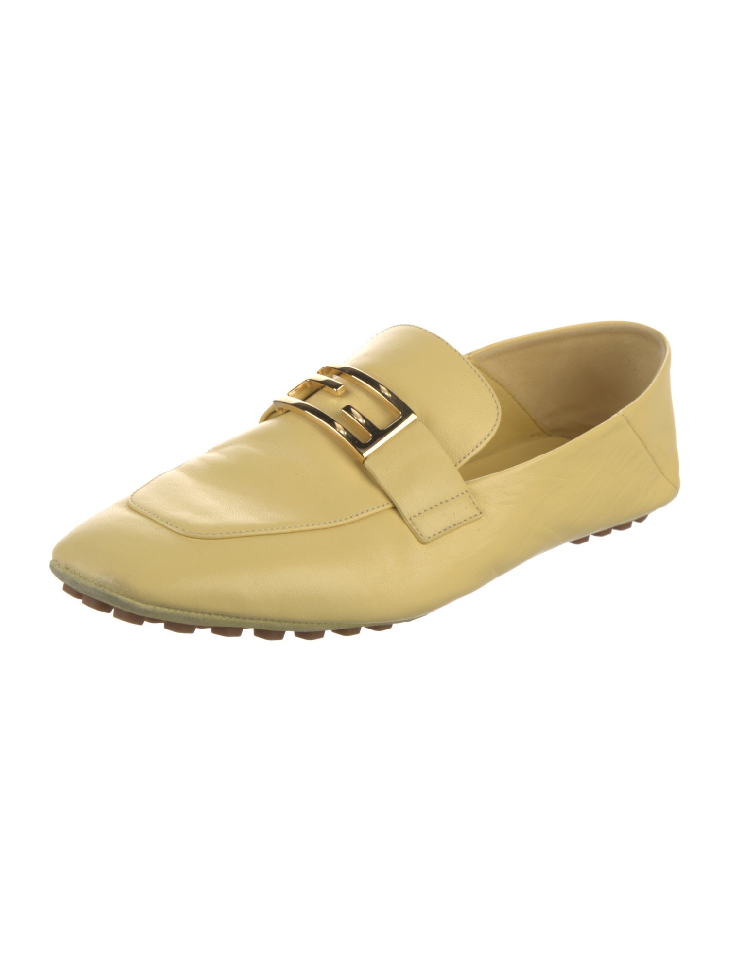 Fendi Leather Loafers