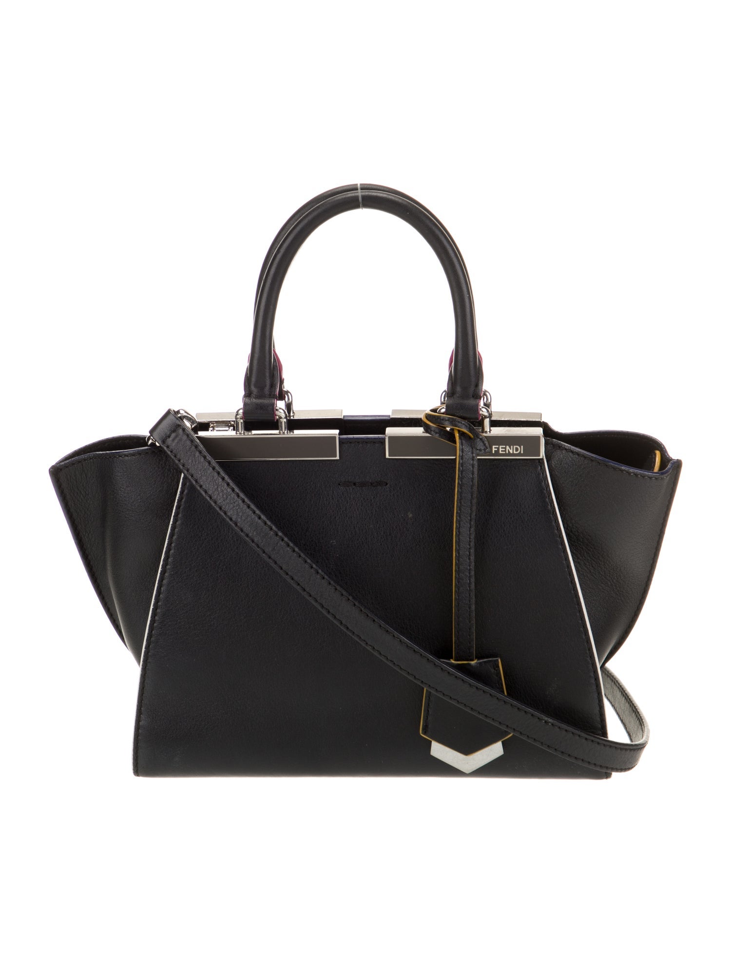 Fendi Leather Top Handle Bag