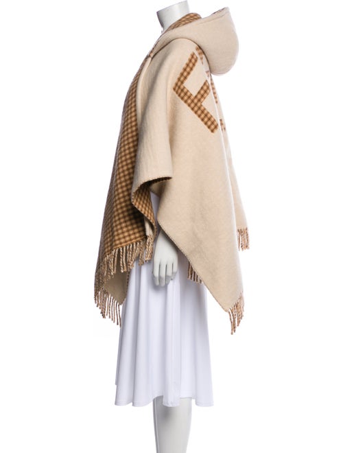 Fendi Virgin Wool Plaid Print Jacket