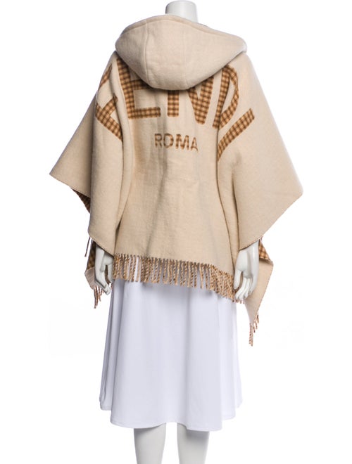 Fendi Virgin Wool Plaid Print Jacket