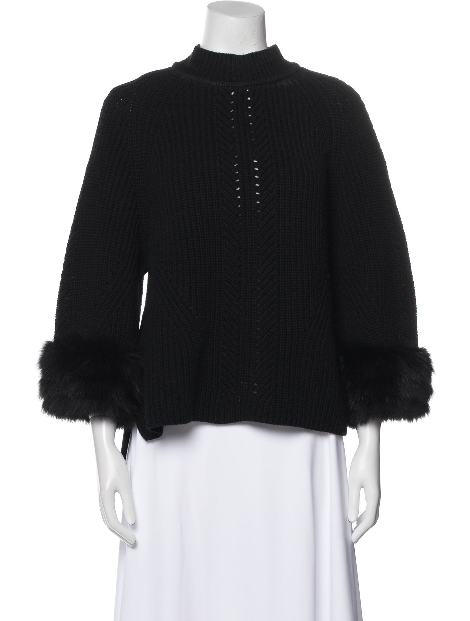 Fendi Cashmere Mock Neck Sweater