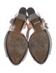 Fendi Embossed Leather Printed Sandals