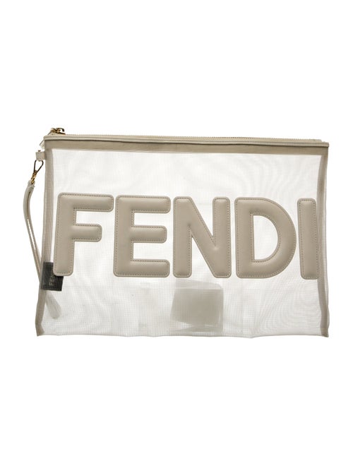Fendi Mesh Clutch