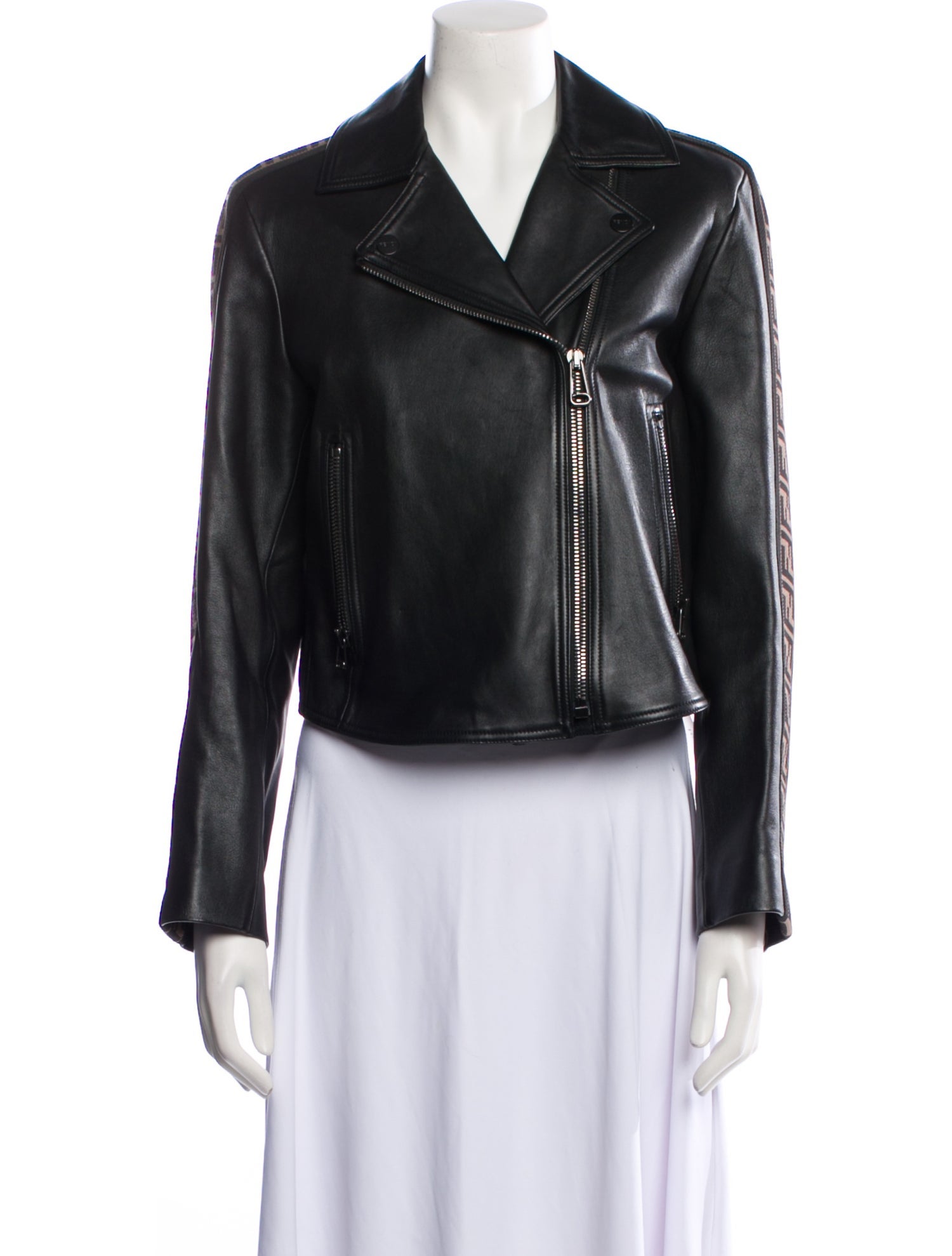 Fendi Leather Biker Jacket