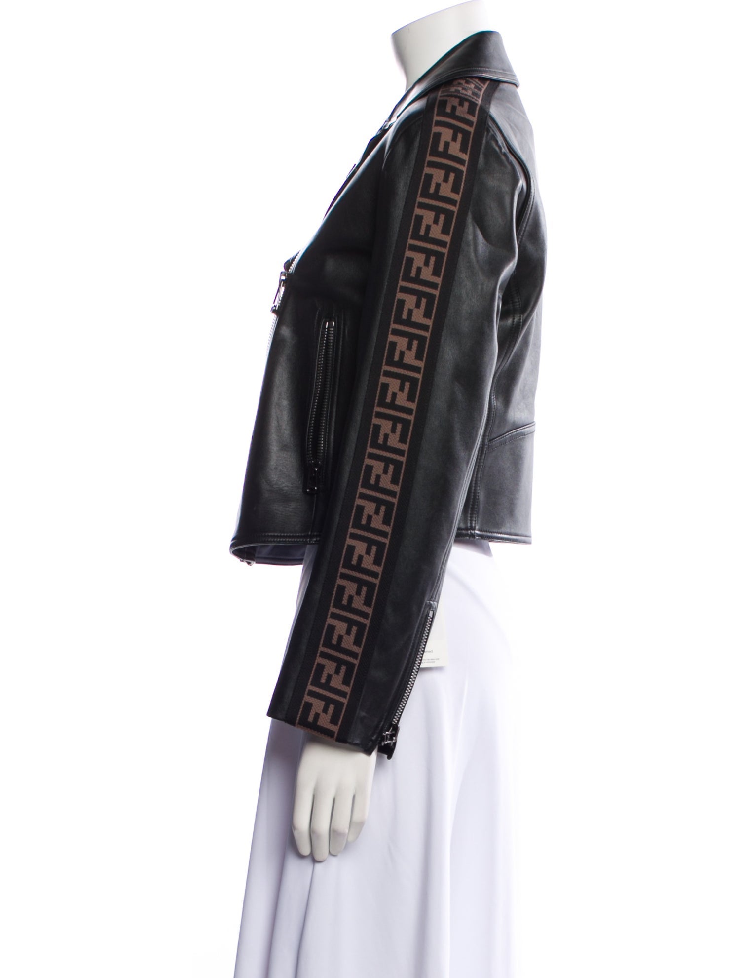 Fendi Leather Biker Jacket