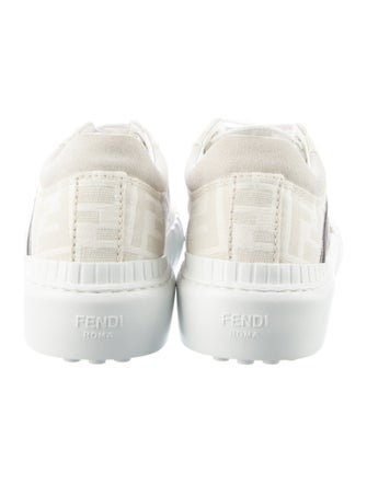 Fendi Zucca FF Logo Canvas Sneakers