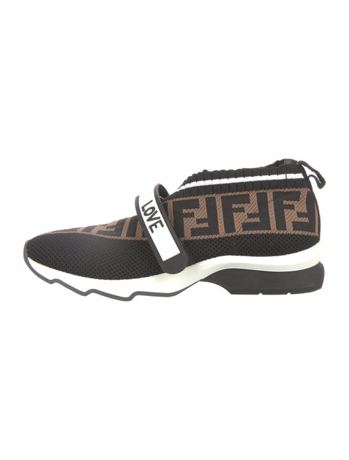 Fendi Zucca FF Logo Printed Sock Sneakers