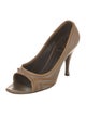 Fendi Zucca FF Logo Leather Pumps