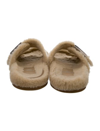 Fendi Leather Slides