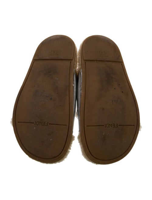 Fendi Leather Slides