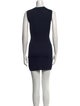 Fendi Crew Neck Mini Dress