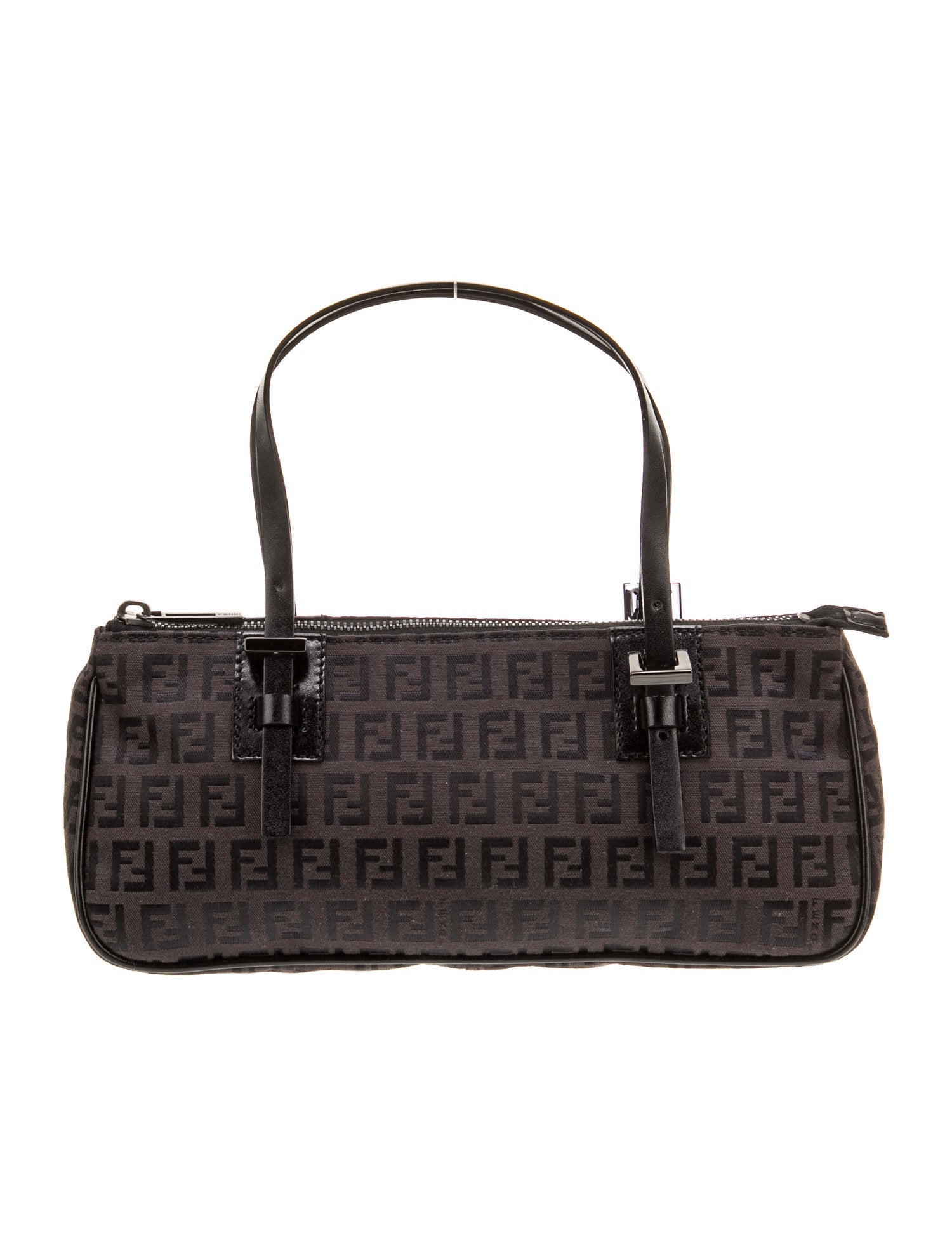 Fendi Zucchino FF Shoulder Bag Vintage