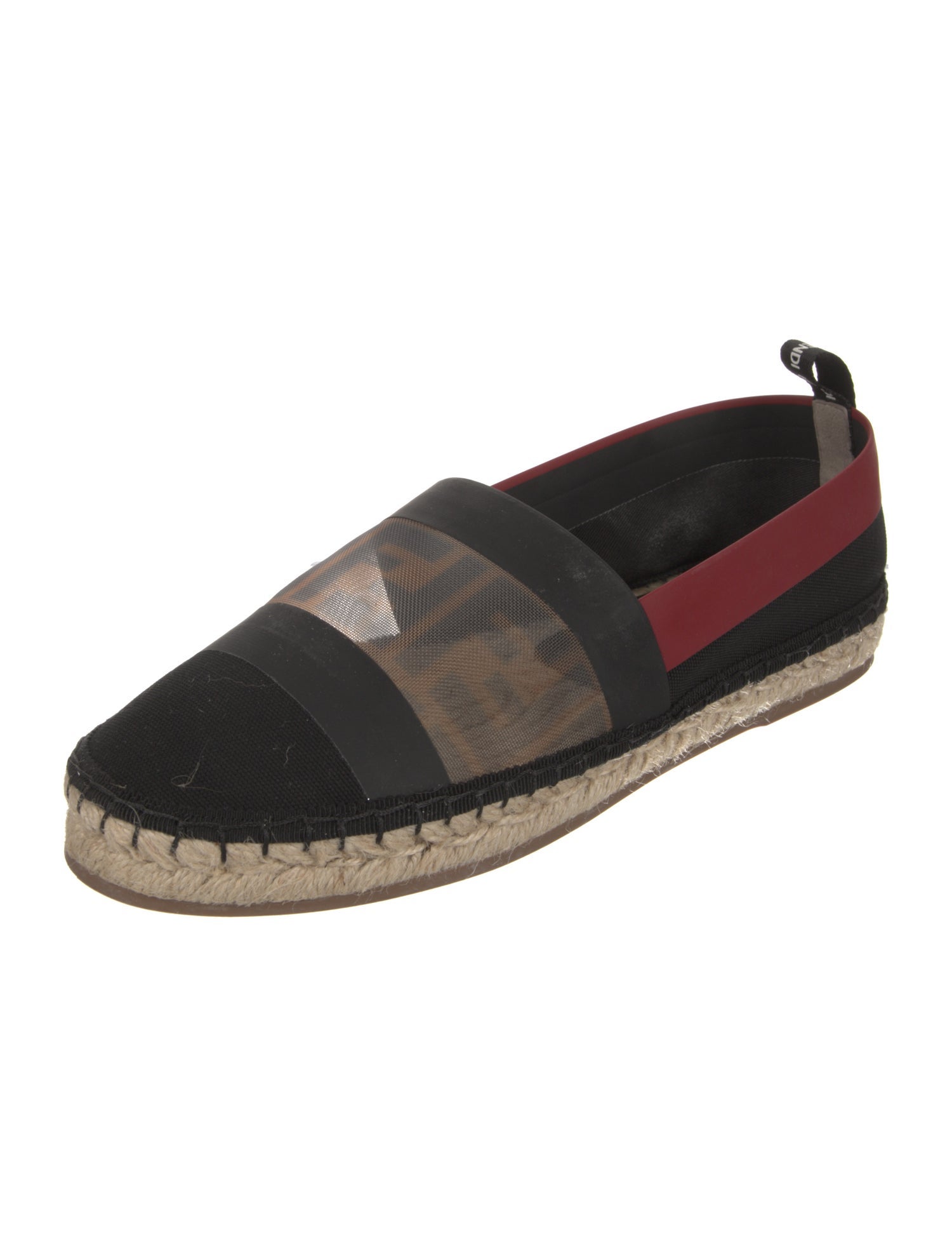 Fendi Zucca FF Logo Canvas Espadrilles