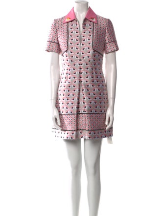 Fendi Printed Mini Dress