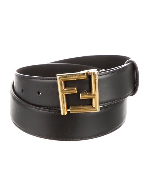 Fendi Zucca FF Logo Leather Belt Kit