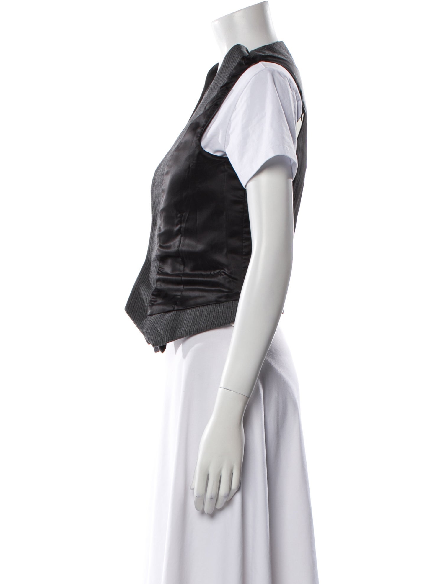 Fendi Virgin Wool Striped Vest w/ Tags