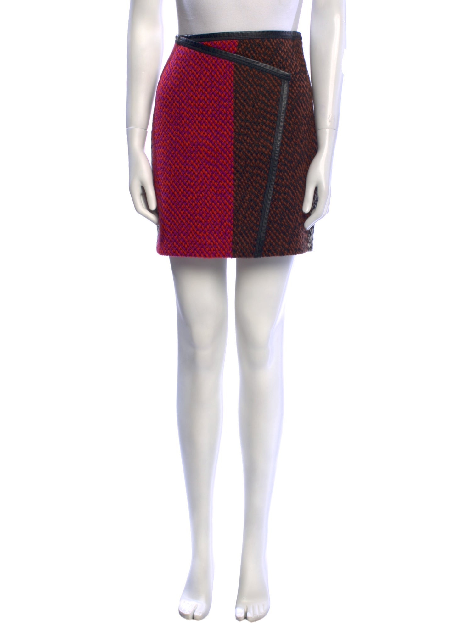 Fendi Virgin Wool Mini Skirt