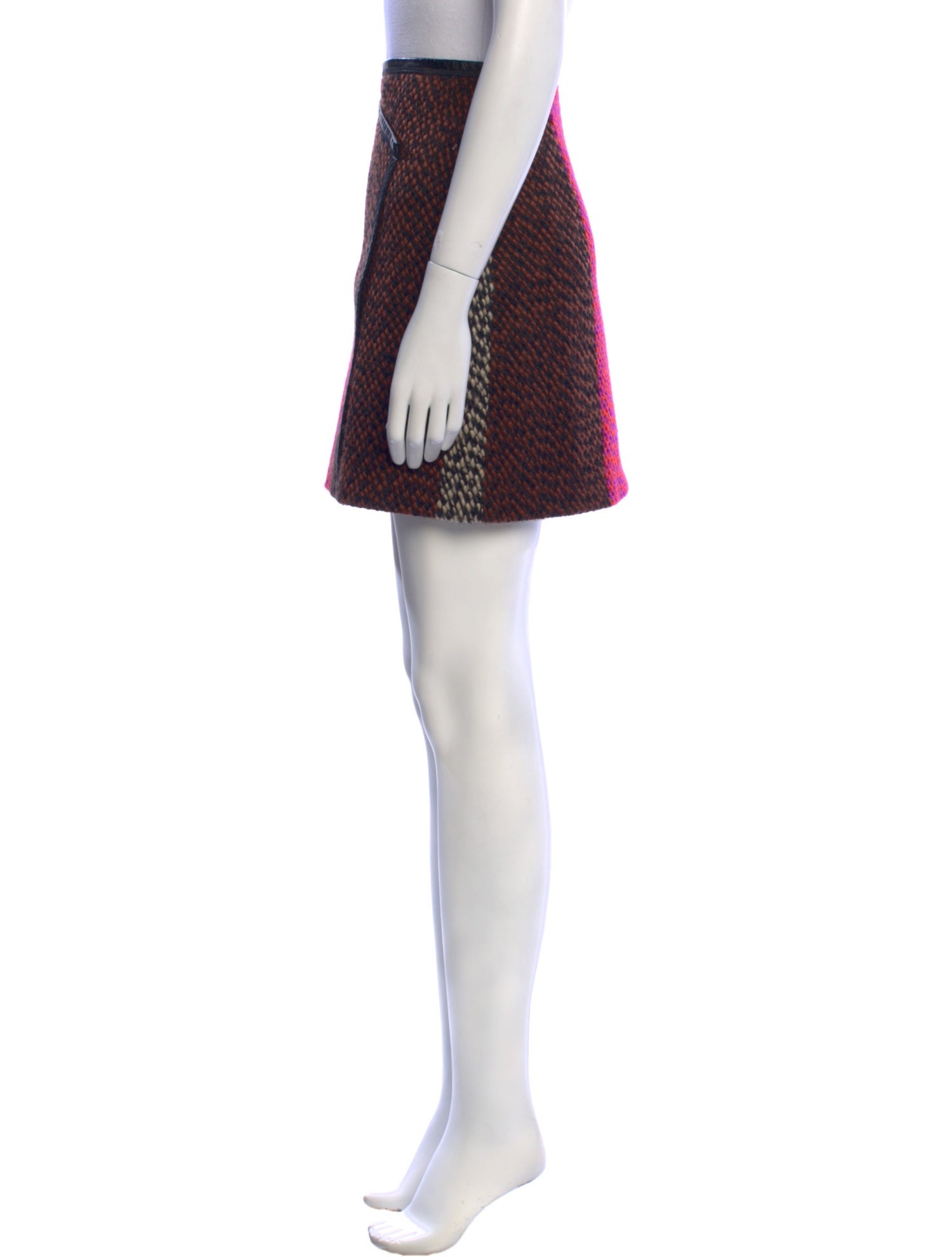 Fendi Virgin Wool Mini Skirt