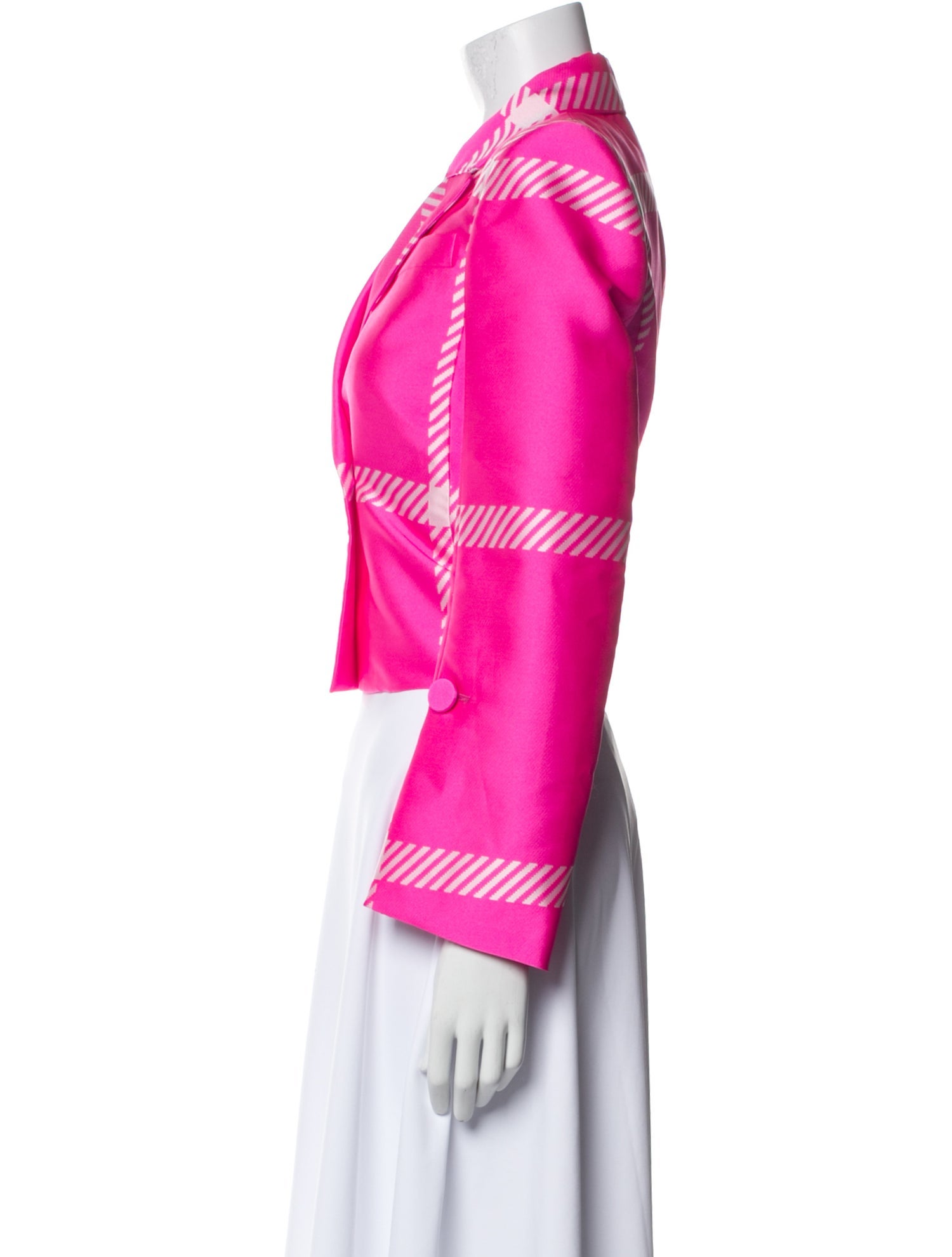 Fendi 2017 Printed Biker Jacket w/ Tags