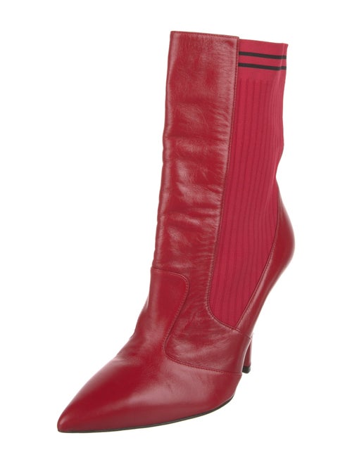 Fendi Leather Sock Boots
