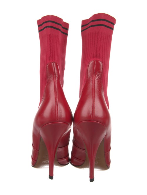 Fendi Leather Sock Boots
