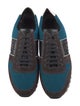 Fendi Zucca FF Logo Suede Athletic Sneakers